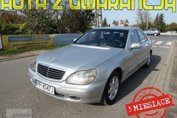 Mercedes-Benz Klasa S W220 320 NAVI+DVD Automat Tempomat Parktroniki