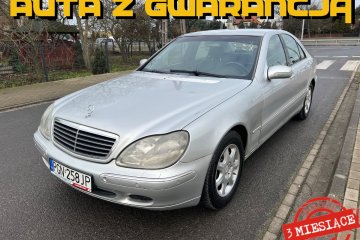 Mercedes-Benz Klasa S W220 320 NAVI+DVD Automat Tempomat Parktroniki